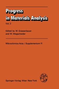 Enlarge image Cover: Progress in Materials Analysis - Springer