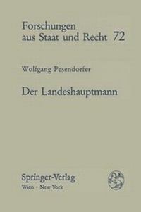 Abbildung von: Der Landeshauptmann - Springer