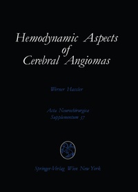 Bild: Hemodynamic Aspects of Cerebral Angiomas - Springer