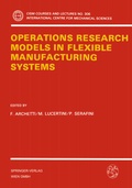 Cover: Operations Research Models in Flexible Manufacturing Systems - Springer