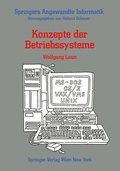 Cover: Konzepte der Betriebssysteme - Springer