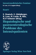 Cover: Hepatologische und gastroenterologische Probleme des Intensivpatienten - Springer