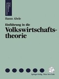 Cover: Einf&uuml;hrung in die Volkswirtschaftstheorie - Springer