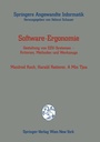 Cover: Software-Ergonomie - Springer