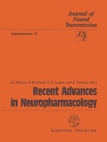 Cover: Recent Advances in Neuropharmacology - Springer