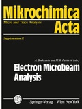 Cover: Electron Microbeam Analysis - Springer