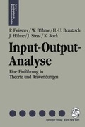 Cover: Input-Output-Analyse - Springer
