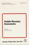 Cover: Public Pension Economics - Springer
