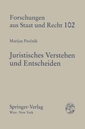 Cover: Juristisches Verstehen und Entscheiden - Springer