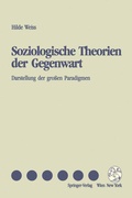 Cover: Soziologische Theorien der Gegenwart - Springer