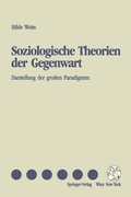 Cover: Soziologische Theorien der Gegenwart - Springer