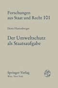 Cover: Der Umweltschutz als Staatsaufgabe - Springer