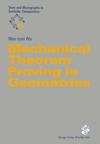 Abbildung von: Mechanical Theorem Proving in Geometries - Springer