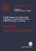 Cover: Forschung ohne Tierversuche 1995 - Springer