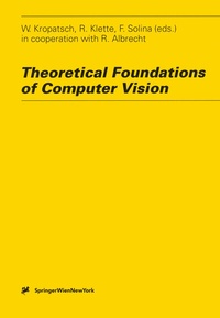 Enlarge image Cover: Theoretical Foundations of Computer Vision - Springer