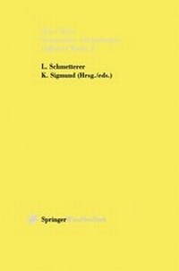 Abbildung von: Gesammelte Abhandlungen II - Collected Works II - Springer