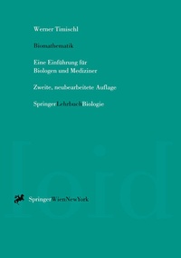 Enlarge image Cover: Biomathematik - Springer