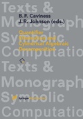 Cover: Quantifier Elimination and Cylindrical Algebraic Decomposition - Springer