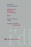 Cover: Einf&uuml;hrung in die Mathematik f&uuml;r Informatiker - Springer