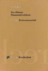 Abbildung von: Das effiziente Finanzstrafverfahren - Springer