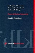 Cover: &Ouml;sterreichisches Staatsrecht - Springer