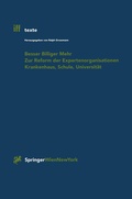 Cover: Besser Billiger Mehr - Springer