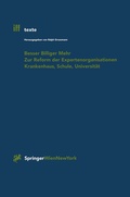 Cover: Besser Billiger Mehr - Springer