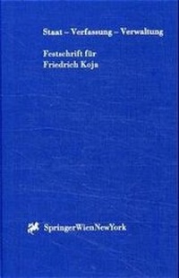 Abbildung von: Staat - Verfassung - Verwaltung - Springer