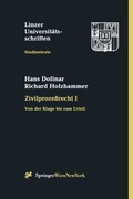 Cover: Zivilprozessrecht I - Springer