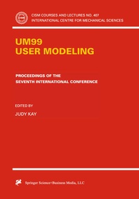 Enlarge image Cover: UM99 User Modeling - Springer
