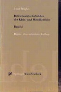 Abbildung von: Betriebswirtschaftslehre der Klein- und Mittelbetriebe - Springer