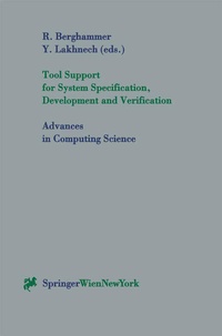 Enlarge image Cover: Tool Support for System Specification, Development and Verification - Springer