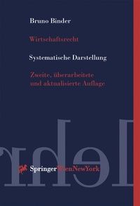 Bild: Wirtschaftsrecht - Springer