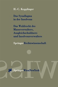 Abbildung von: Das Synallagma in der Insolvenz - Springer