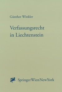 Abbildung von: Verfassungsrecht in Liechtenstein - Springer