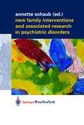 Cover: New Family Interventions and Associated Research in Psychiatric Disorders - Springer