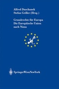 Cover: Grundrechte f&uuml;r Europa - Springer