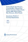 Cover: Quantitative Models of Learning Organizations - Springer