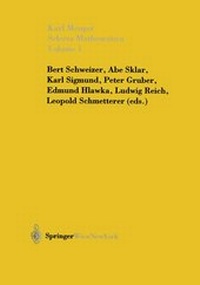 Abbildung von: Selecta Mathematica I - Springer