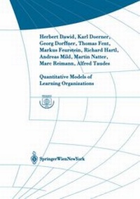 Enlarge image Cover: Quantitative Models of Learning Organizations - Springer