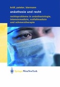 Cover: An&auml;sthesie und Recht - Springer