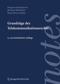 Cover: Grundz&uuml;ge des Telekommunikationsrechts - Springer
