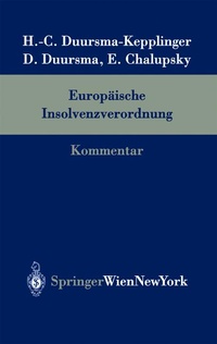 Abbildung von: Europäische Insolvenzverordnung - Springer