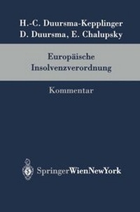 Abbildung von: Europäisches Insolvenzverordnung - Springer