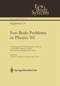 Cover: Few-Body Problems in Physics '02 - Springer