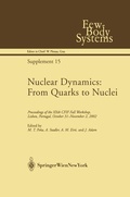 Cover: Nuclear Dynamics: From Quarks to Nuclei - Springer
