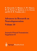 Cover: Advances in Research on Neurodegeneration - Springer