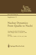 Cover: Nuclear Dynamics: From Quarks to Nuclei - Springer