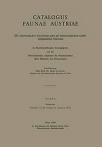 Enlarge image Cover: Odonata - Springer