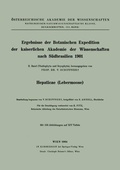 Cover: Ergebnisse der Botanischen Expedition der kaiserlichen Akademie der Wissenschaften nach S&uuml;dbrasilien 1901 - Springer